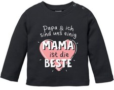Baby Langarmshirt Papa & Ich