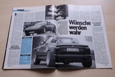 Rallye Racing 11/1989 BMW Z1 von Hamann mit 195PS im TEST auf 2 Seiten