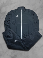 Adidas Tracksuit Größe L Herren Trainingsanzug Schwarz Neu