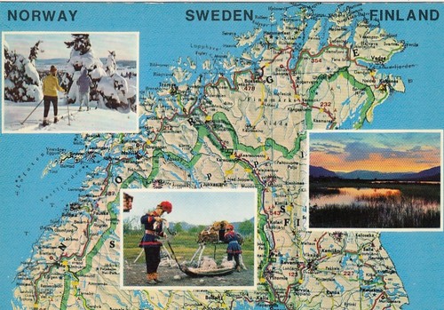 Nordskandinavien karte ngl - nordskandinavien,,