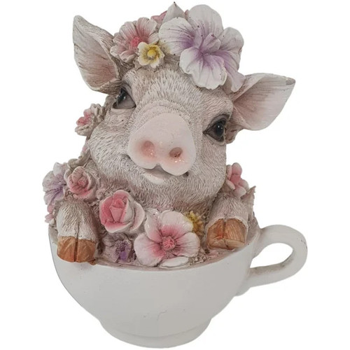 Dekofigur schwein mit - dekofigur,