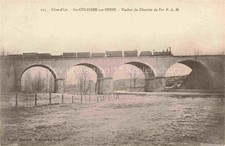 Ste-Colombe-sur-Seine Montbard 21 Cote-d Or Viaduc du chemin de fer
