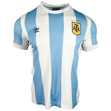 Adidas Argentinien Trikot Retro T-Shirt AFA 80er Style #10 Fussball 2013 Gr.M