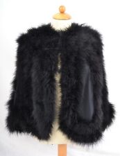 US5173 ANTIKE FEDERSTOLA SCHWARZ NATURFEDERN BOLERO - FEDERSTOLA