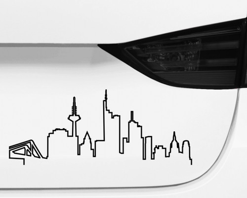 Kontur frankfurt skyline - frankfurt,
