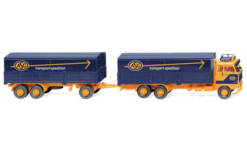 Pritschenhängerzug volvo - pritschenhängerzug, (volvo