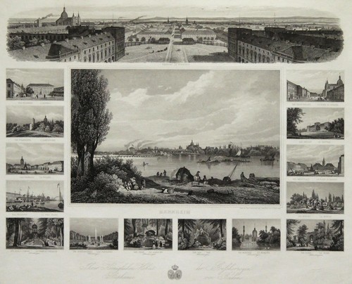 Mannheim souvenirblatt - mannheim,