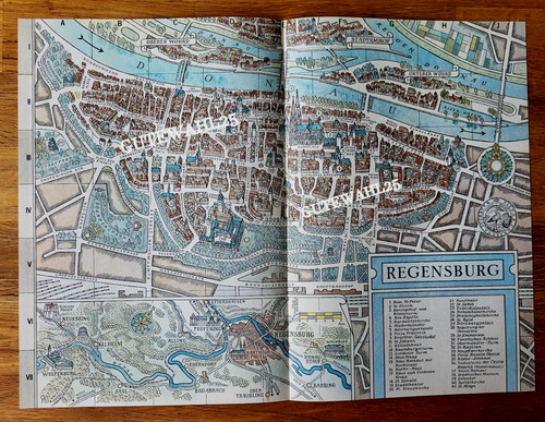 Nostalgie faltkarte regensburg - nostalgie,