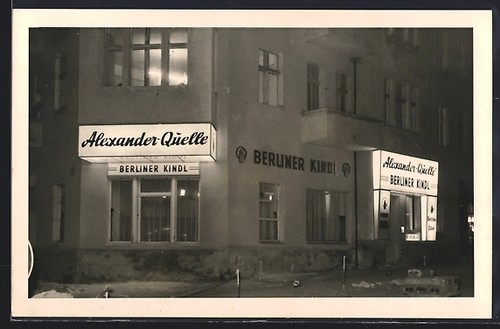 Berlin friedenau kneipe - ak, berlin-friedenau,