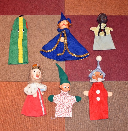 Vintage kasperle handpuppen - 6,
