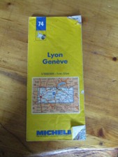 Michelin Landkarte 74 Lyon Geneve Genf
