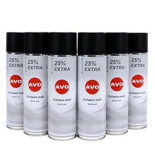 Lackspray schwarz matt
