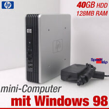 HP MINI-COMPUTER PC FÜR WINDOWS 98 OLD DOS GAMES 400MHZ 40GB HDD RS-232 PARALLEL