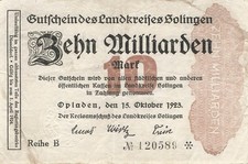 Solingen Opladen 10 Milliarden