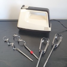 Privileg vintage Handmixer RO 3115 braum beige mit Knethaken und Rührbesen 150W