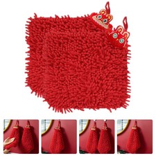  2 Pcs Chenille Handtuch
