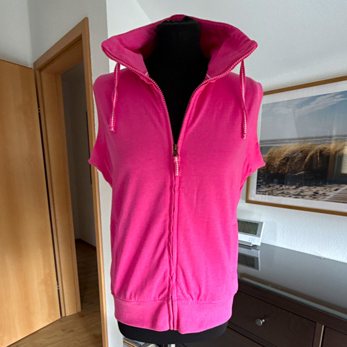 Damen weste pink unifarben - damen,