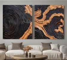 XL LEINWAND BILD SET ABSTRAKTE