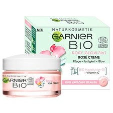 ✅ Garnier Bio Rosy Glow Gesichtscreme Rose Gesichtspflege Creme 50ml ✅