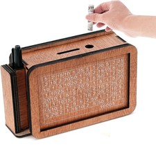 Spardose Aus  mit Geldtresor-