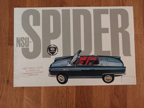 Nsu wankel spider prospekt - ,