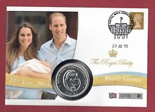 ROYAL BABY ** ( PRINCE WILLIAM )  ** NUMISBRIEF MIT MEDAILLE ROYAL BABY
