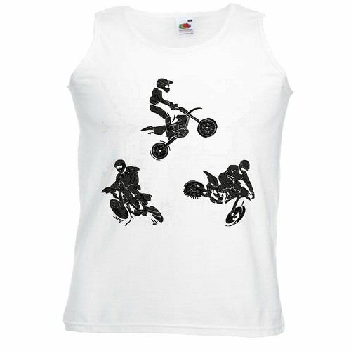 Tank top motocross silhouette - tank,