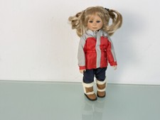 Künstlerpuppe Gabriele Müller Porzellan Puppe 29 cm. Top Zustand.  