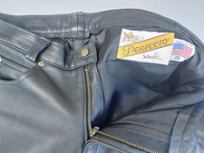 SCHOTT N.Y.C. 604 Perfecto Lederjeans - Steerhide Leather Motorcycle Pants
