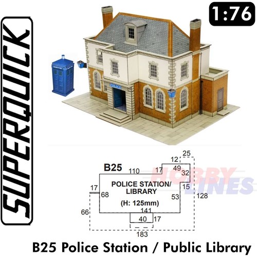 Polizeistation oder bibliothek - polizeistation,
