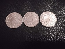 3 x 5 DM Silberadler 1957 G