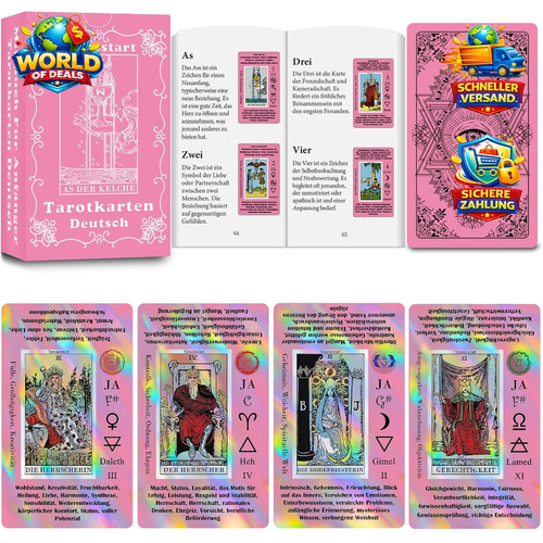 Rosa tarotkarten deutsch für - tarotkarten,