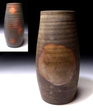 große Bizen Ikebana Vase aus der Präfektur Okayama, Japan (506)