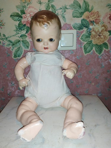 Alte masse baby puppe - masse,