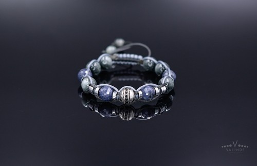 Edelstein herren armband 925 - herren,