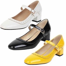 Damen mary jane - damen, blockabsatz