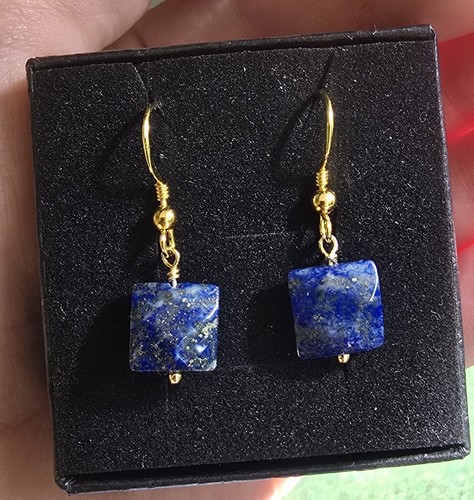 Lapis lazuli ohrringe 925 - ohrringe,