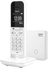 Gigaset CL390A, Schnurloses Telefon mit Anrufbeantworter weiß "wie neu"