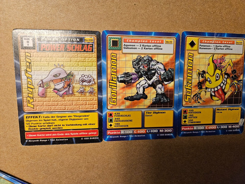 Digimon karten 1999 rest - |,