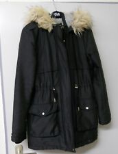 Pimkie Winterjacke in schwarz mit Kapuze  + Fell Gr. S TOP !