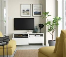 TV-Bank/ TV- Lowboard  mit Schubladen - Weiß