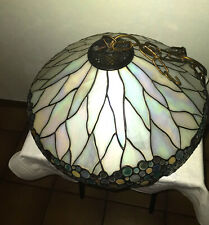 Lampe Tiffany-Stil, Hängelampe, Pendelleuchte, Messing, D 50 cm