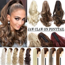 Klamm on Haarteil Zopf