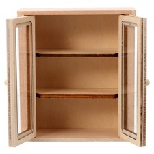 Vitrinenschrank Klein Mini Möbel Mini-Haus- Miniatur-Hausaccessoires