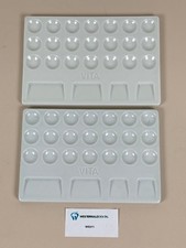 2x Vita Keramik-Anmischplatten