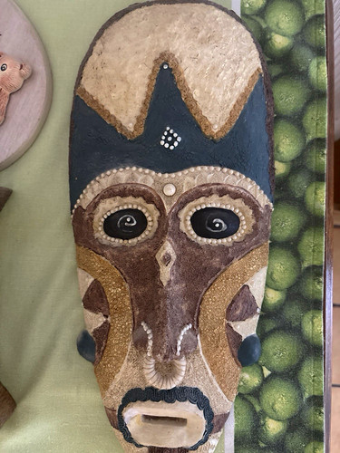 Afrikanische holzmaske - afrikanische,