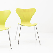 ARNE JACOBSEN  / FRITZ HANSEN Miniatur Stuhl lime green - NEU