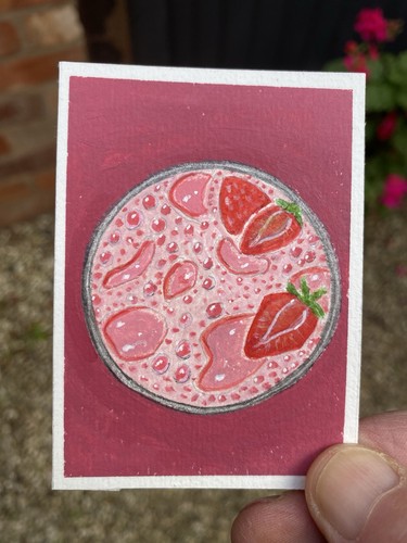 Aceo mittleres acryl - aceo,