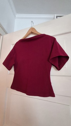 Shirt dunkelrot - h&m, t-shirt,