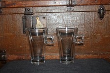 Dolce Gusto Nescafe 2 Kaffeetassen aus Glas Kaffeeglas Höhe 12,5 cm